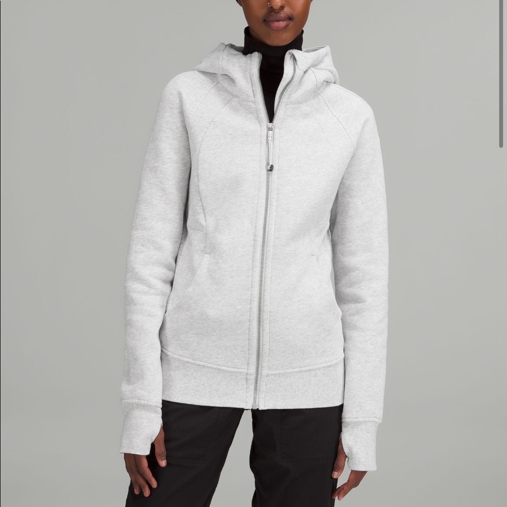 Lululemon grey scuba hoodie